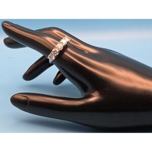 2.5 Ct Moissanite 925 Sterling Silver Ring Size 8 GRA Certificate Of Auth #0247